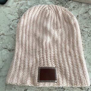 Baby pink love your melon slouch beanie